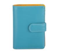 Mywalit Portafoglio turchese, pelle, donna