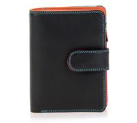 mywalit Portafoglio donna in pelle Medium Snap Wallet - 390-4 - Black Pace
