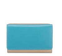Mywalit Portafoglio trifoglio medio I in pelle 14 cm blu