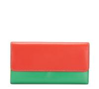 Mywalit Portafoglio trifoglio con zip Portafoglio in pelle 17 cm arancia