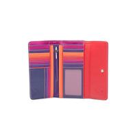 mywalit Portafoglio donna in pelle Tri-fold Zip Wallet - 269-75 - Sangria