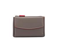 Mywalit Portafoglio Protezione RFID Vera Pelle 14 cm grigio