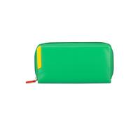 Mywalit Portafoglio Protezione RFID Vera Pelle 20 cm verde