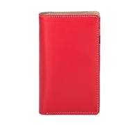 Mywalit Portafoglio Protezione RFID Vera Pelle 8 cm rosso