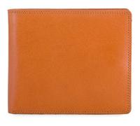 Mywalit Portafoglio RFID in pelle 12 cm marrone