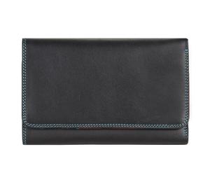 Mywalit Portafoglio trifoglio medio I in pelle 14 cm nero
