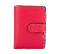 Mywalit Portafoglio a scatto medio in pelle 13 cm rosso