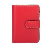 Mywalit Portafoglio Vera Pelle 13 cm rosso