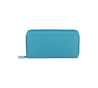Mywalit Portafoglio trifoglio medio I in pelle 14 cm blu