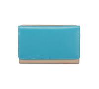 Mywalit Portafoglio trifoglio medio I in pelle 14 cm blu