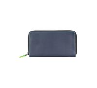 Mywalit Portafoglio grande in pelle con doppia zip 18 cm black/pace (375-4)