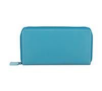 Mywalit Portafoglio Vera Pelle 14 cm blu