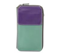 MYWALIT Zip Round Multi Purse with Shoulder Strap, Borsa Unisex Adulto, Orchid