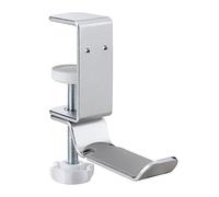 myWall HK4L - Supporto universale per cuffie da scrivania, morsetto regolabile e gancio girevole a 360°, pratico per auricolari, borse e altro