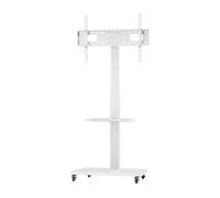 MYW HP108WL - Supporto TV con rotelle, 37'' - 75'', regolabile in altezza