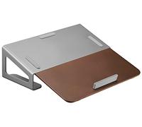 myWall Supporto per computer portatile HT16L, ergonomico, per scrivania, notebook e MacBook, compatibile con laptop da 11 a 17 pollici, supporto ventilato per computer portatili, colore: grigio