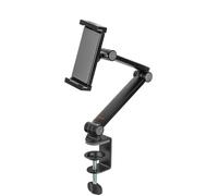 myWall Supporto per tablet e smartphone HT33L, supporto da tavolo completamente mobile per tablet e smartphone tra 4,7 - 12,9 pollici, giunto sferico integrato per ruotare, inclinare e ruotare, carico