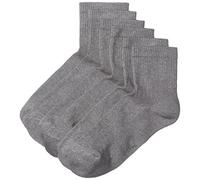 MyWay Men Quarter Socks 3er Calze, Grigio (Grey Melange 150), 39/42, Pacco da 3
