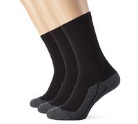 MyWay Trek Calze Sportive, Mehrfarbig (Black/Anthracite 610), 35-38, Pacco da 3