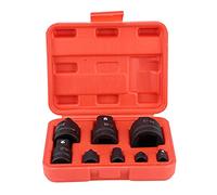 MYXJGNAIY Set adattatori Presa Convertitore Presa Set Adattatore Riduttore Presa 8 Pezzi 1" a 3/4", 3/4" a 1/2", 1/2" a 3/8", 3/8" a 1/4", da 1/4" a 3/8", da 3/8" a 1/2", da 1/2" a 3/4", da 3/4" a 1"