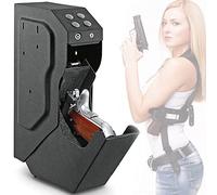 MYXJX armadio per armi, Cassetta di sicurezza for pistola con password, cassaforte for, custodia portatile for, for montata, dispositivo for armi da fuoco ad accesso rapido