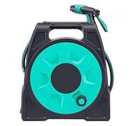 MYXJX avvolgitubo, Set for Lavaggio Auto, Carrello avvolgitubo con Tubo Flessibile da 25 m/80 Piedi, Organizer for riporre Il Tubo dell'Acqua Esterno for Giardino,(Blue)