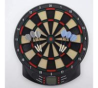 MYXJX Bersaglio per Freccette, Bersaglio elettronico for Freccette, Display LCD Automatico da 15 Pollici con punteggio, for Bambini e Adulti, Feste, Ufficio