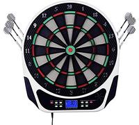 MYXJX Bersaglio per Freccette, Bersaglio for Freccette for Adulti con tabellone segnapunti Professionale 18 Giochi 159 opzioni 6 Punta Morbida Adatte