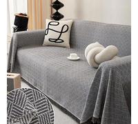 MYXJX copridivano, Copridivani grandi for divani componibili 1, 2, 3 e 4 posti con protezione for mobili a forma di L(Grey,180x180cm)