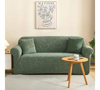 MYXJX copridivano, Copridivano elastico verde salvia for divano a 3 posti, lavabile in lavatrice e adatto agli animali domestici, moderno copridivano universale