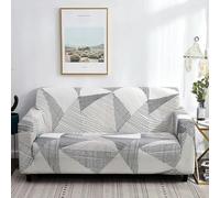 MYXJX copridivano, Copridivano multi-persona con stampa alla moda, federe antipolvere, design elastico antiscivolo for la casa(Mocha,235 300cm 4 Seater)