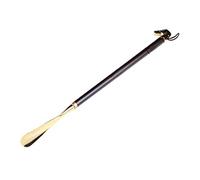 MYXJX corno da scarpe, Calzascarpe in legno di metallo di alta qualità Calzascarpe con manico lungo(Horse 58cm)