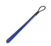 MYXJX corno da scarpe, Calzascarpe in PVC Calzascarpe con manico lungo(Blue 62cm)