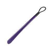 MYXJX corno da scarpe, Calzascarpe in PVC Calzascarpe con manico lungo(Purple 50cm)