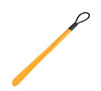 MYXJX corno da scarpe, Calzascarpe in PVC Calzascarpe con manico lungo(Yellow 50cm)