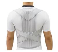 MYXJX Correttore posturale for la schiena e la vita, regolabile, cintura di correzione della gobba, cintura di supporto for la schiena(Black,XXXXL)