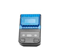 MYXJX creatore di etichette, Stampante for etichette e ricevute da 58 mm, due in uno, mini stampante portatile Bluetooth for stampa di fatture su carta(Blue Printer)