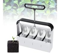 MYXJX formatrice per zolle, Bloccatore Manuale for Terreno in Acciaio, creatore di Blocchi for for Piante con Impugnatura Antiscivolo e Comoda, Strumento for bloccare Il Creare