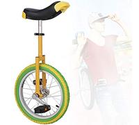 MYXJX Monociclo, Monociclo da 20/18/16 Pollici, Monociclo da Uomo, Bici for Adulti Monociclo Mountain Bike Regolabili in Altezza for Adulti Montagna butilica Antiscivolo(18inch)