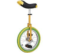 MYXJX Monociclo, Monociclo da 20/18/16 Pollici, Monociclo da Uomo, Monociclo con Ruote Antiscivolo, con Cerchio in Lega, Pneumatico Extra Spesso, Sedile Regolabile(16inch)