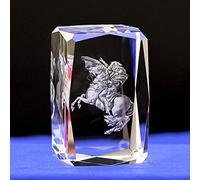 MYXJX Ornamenti in Vetro, Artigianato in Vetro, Regalo di Decorazioni for Statue 3D Prodotti in Cristallo Intaglio Interno in Cristallo Carattere Napoleone Ornamenti in Cristallo