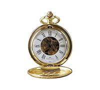 MYXJX orologio da tasca, Orologio da tasca meccanico a doppio cacciatore, retrò, vintage, pensionamento, anniversario, sposo, testimoni dello sposo, orologio da tasca for matrimonio