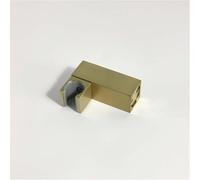 MYXJX Supporto per soffione Doccia, Supporto for doccetta Nascosta in Ottone, Angolo Regolabile, 1 pz(Brushed Gold)