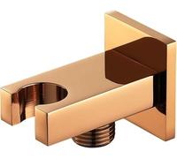 MYXJX Supporto per soffione Doccia, Supporto for Doccia Portatile da Parete G1/2", Braccio Regolabile Universale for Bagno, 1 Pezzo(Rose Gold)