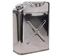 MYXJX tanica di Benzina, Tanica for Benzina da 20 Litri in Acciaio Inossidabile 304, Serbatoio di Carburante scorta Verticale Spesso Portatile, tanica for in Metallo for Auto