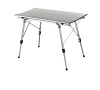 MYXJX tavoli pieghevoli, Tavolo da picnic pieghevole in lega di alluminio resistente - Tavolo da campeggio for esterni regolabile in altezza(90 * 53cm)