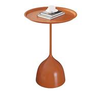 MYXJX tavolino, Comodino for camera da letto, tavolo multifunzionale for il tempo libero, tavolino for fiori, mensola(Orange,53.5X65CM)
