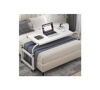 MYXJX tavolo da letto Tavolo servitore regolabile in altezza Scrivania in piedi | Comodino da scrivania for laptop con ruote | Scrivania servitore for letto Tavolino servitore