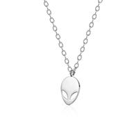 MYYCYCV Ciondolo collana Collana con ciondolo alieno europeo e americano Hipster versatile da uomo e da donna hip-hop personalità felpa catena accessori regalo