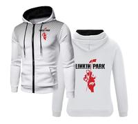 MYYLY Felpa con Cappuccio Linkin Park da Uomo, Maniche Lunghe, Primaverile, Sportiva, Giacca alla Moda, Maglione per Adolescenti, J-Adults/S